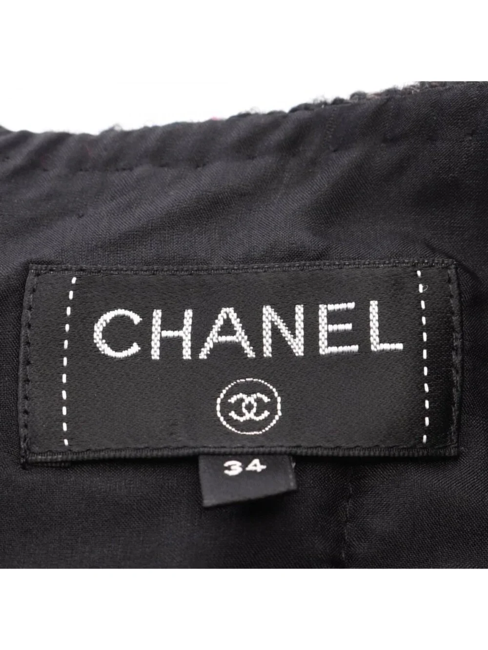 Chanel Skirt CC Logo Button Wool